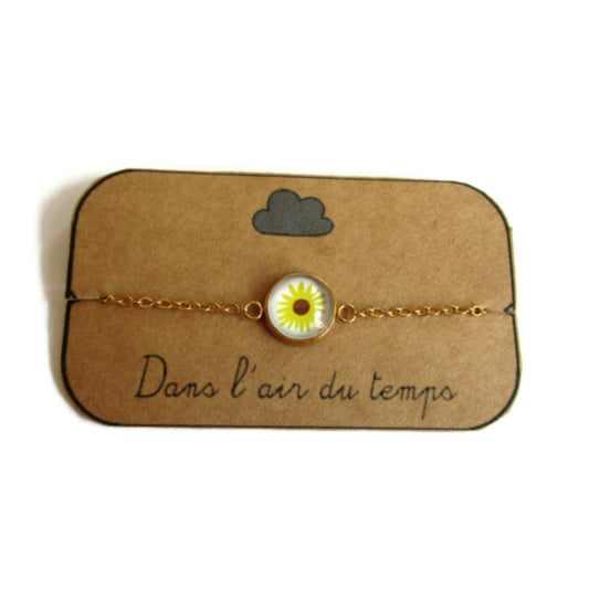 Sunflower bracelet