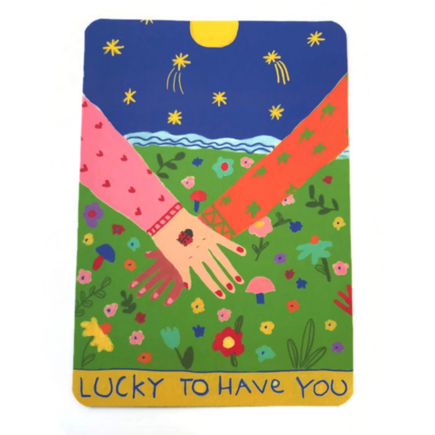 Lucky to have You card