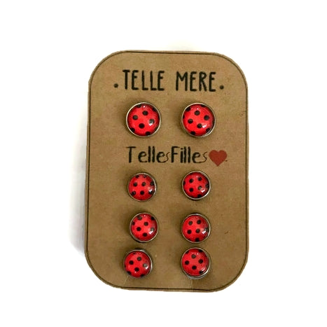 "Telle mère, Telle Fille!" Stud Earrings