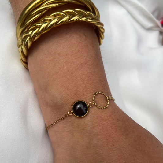bracelet élégant noir