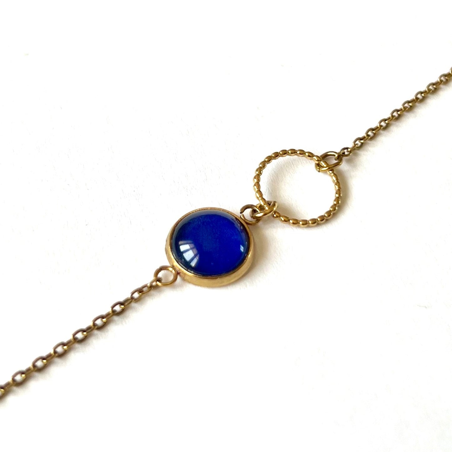 bracelet raffiné bleu marine