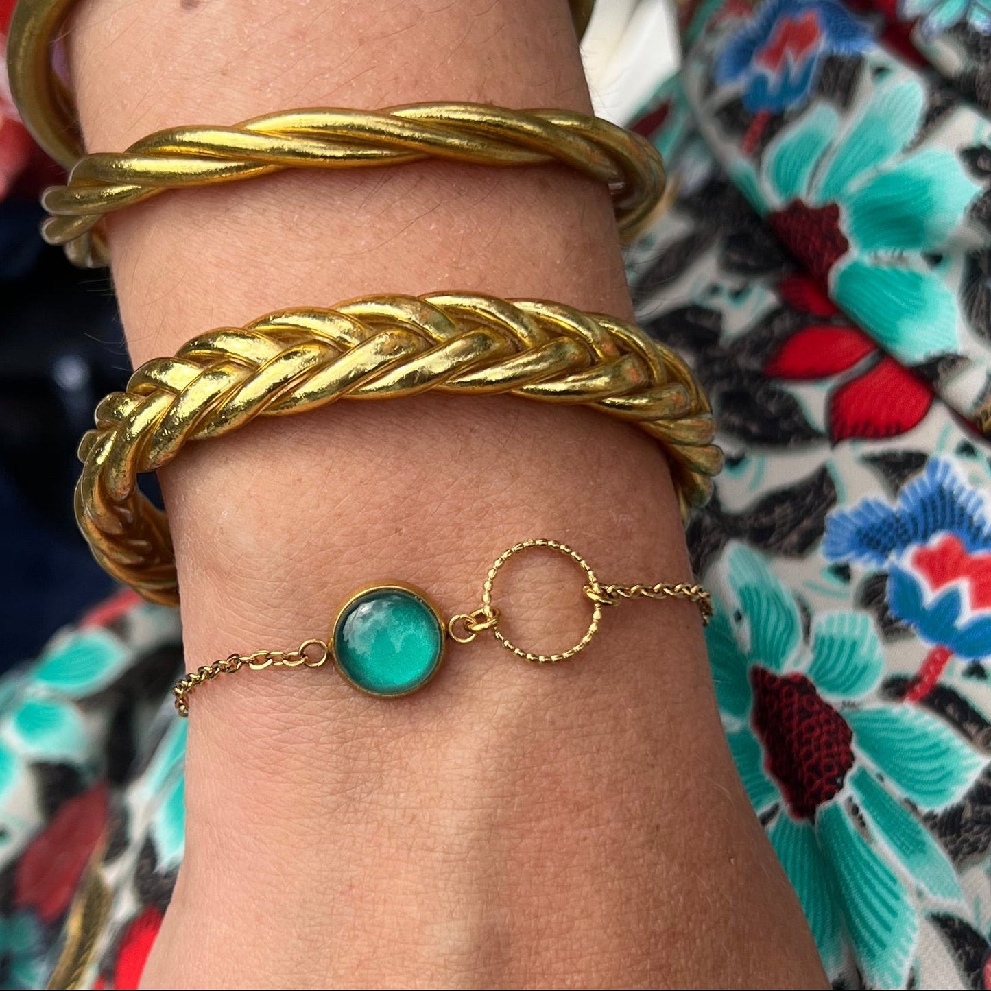 bracelet-raffiné-vert
