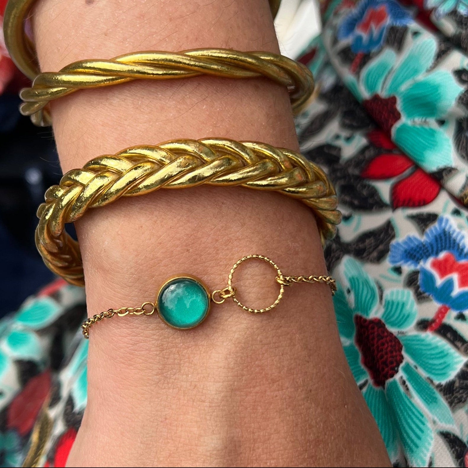 bracelet-raffiné-vert