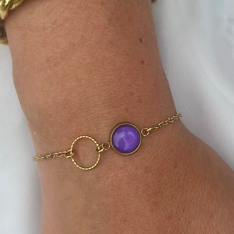 bracelet violet