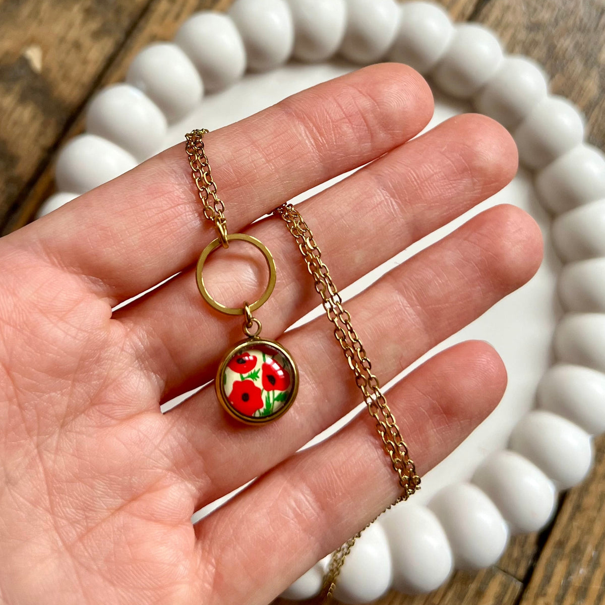 collier_coquelicots_rouges_acier_inoxydable
