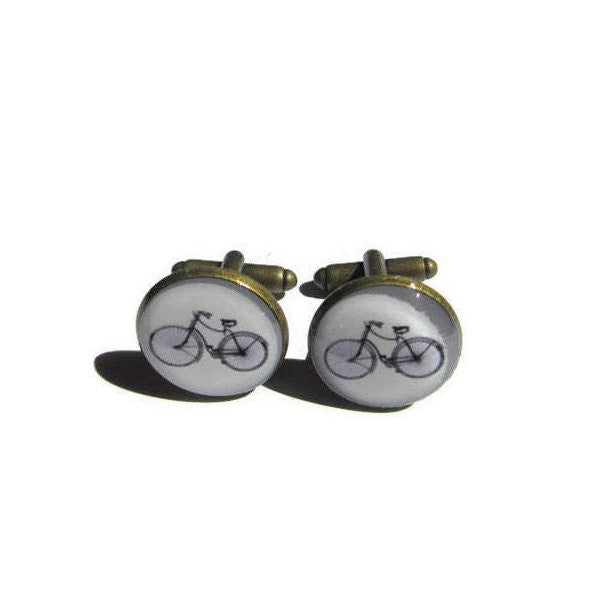 Bicycle cufflinks