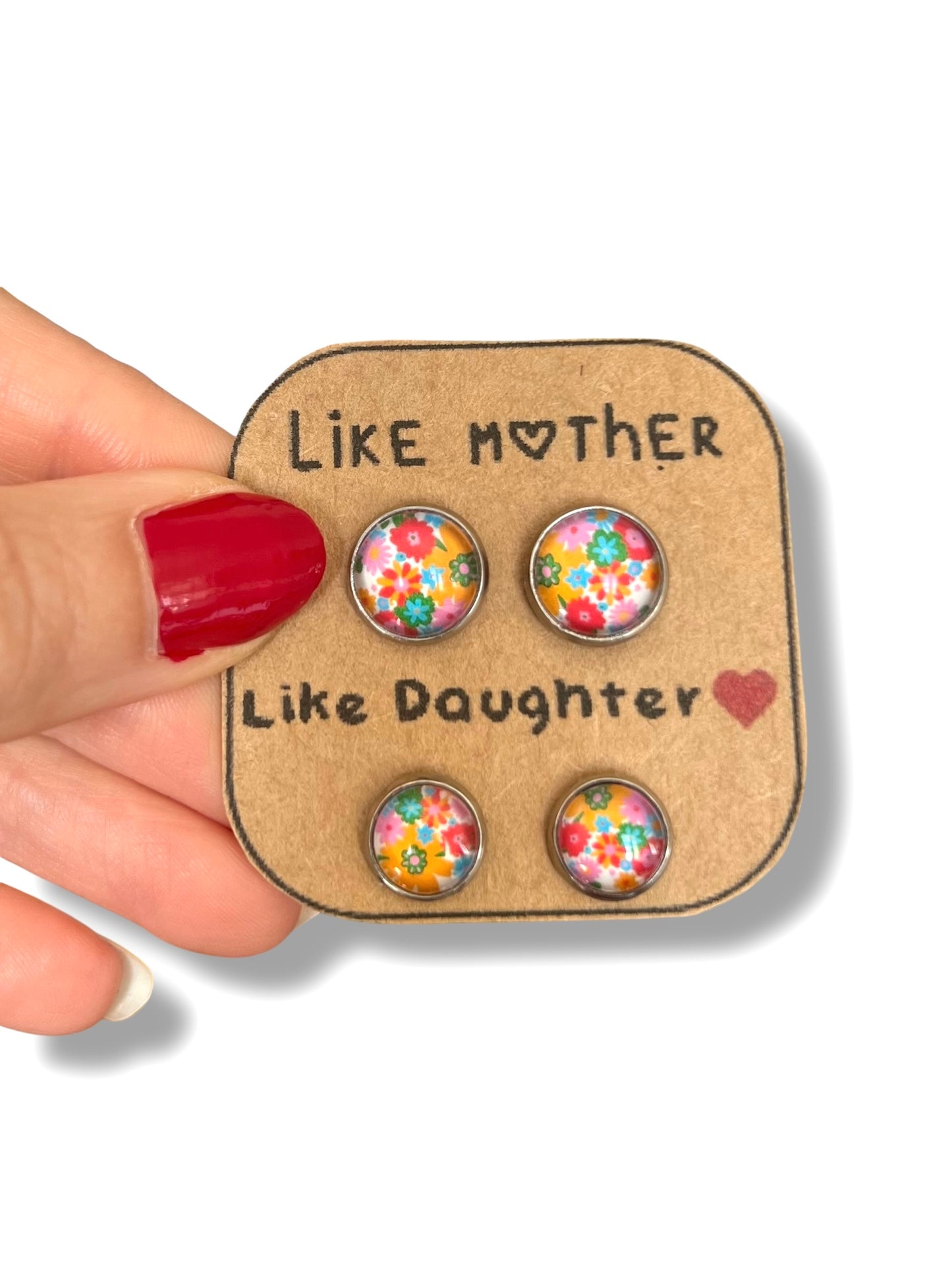 "Telle mère, Telle Fille!" Stud Earrings