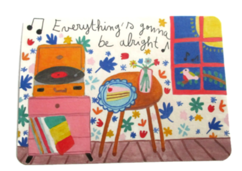 Everything's gonna be alright card