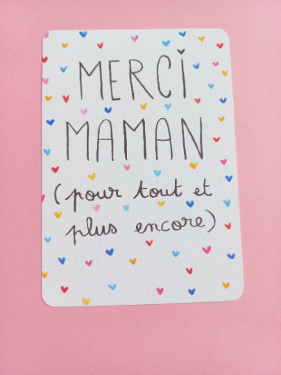 Carte Merci Maman