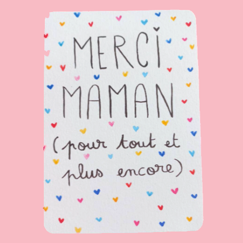 Carte Merci Maman