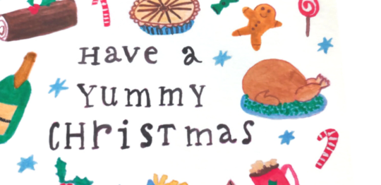 Yummy Christmas Card