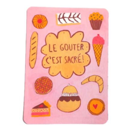 Carte Le gouter c'est sacré !