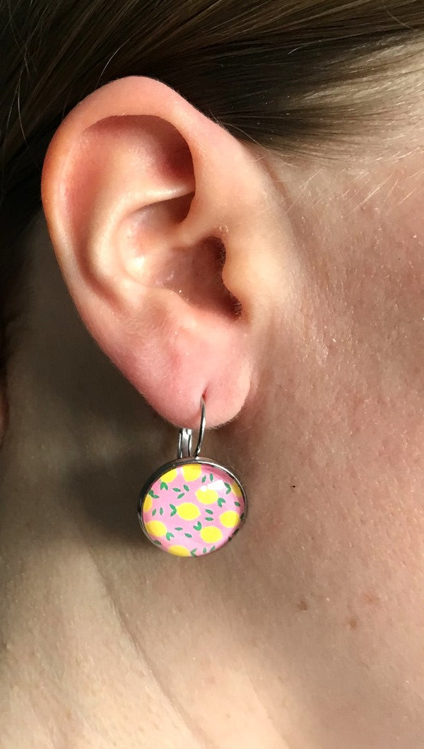 Lemon earrings