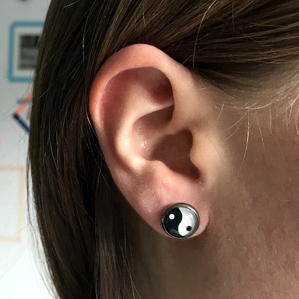 Puces d'Oreilles Yin Yang