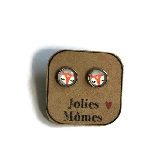 Fox Kids Stud Earrings