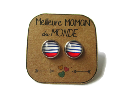 Meilleure Maman du Monde Stud Earrings