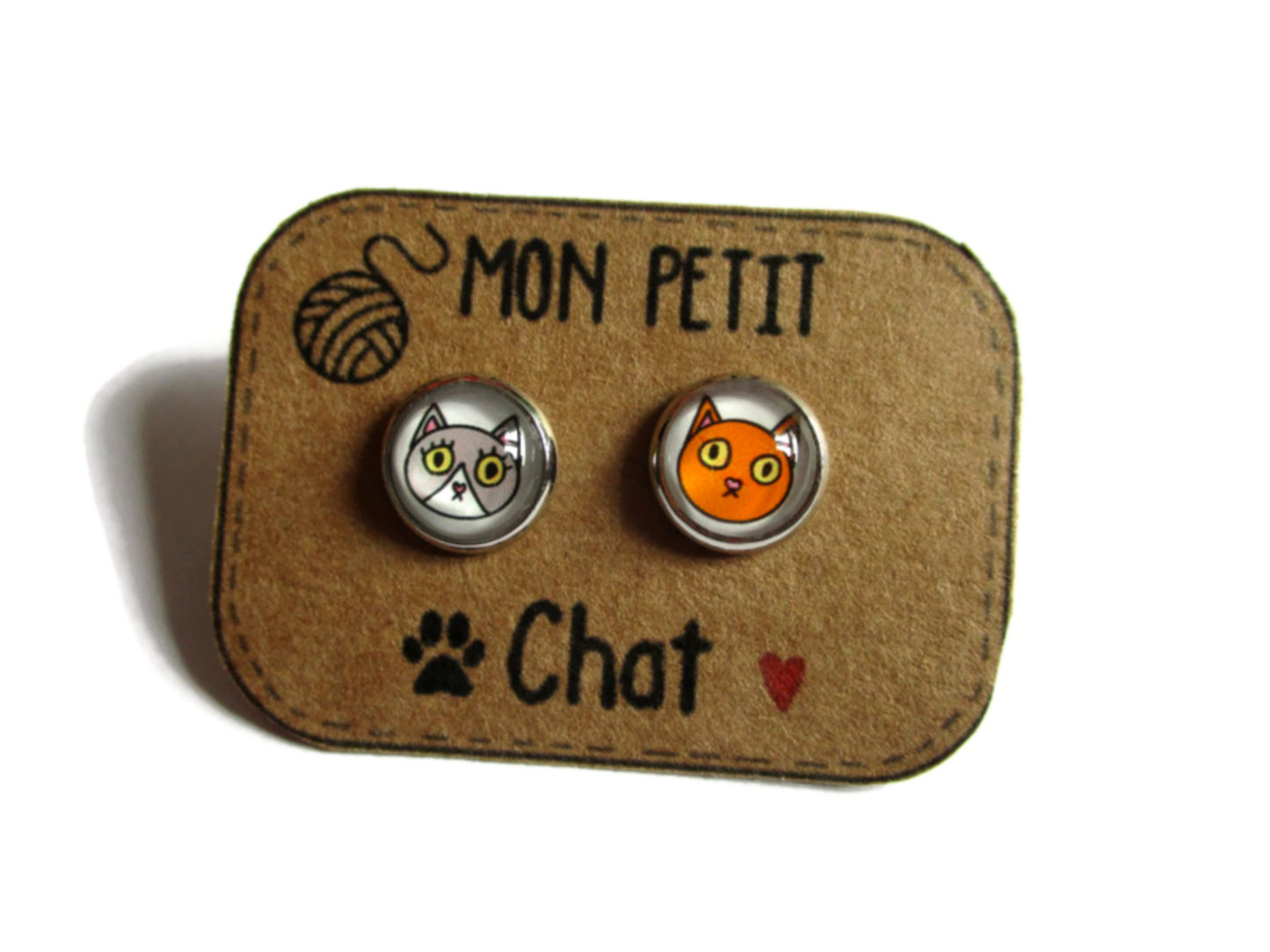 Puces d'Oreilles Enfant "Mon Petit Chat"