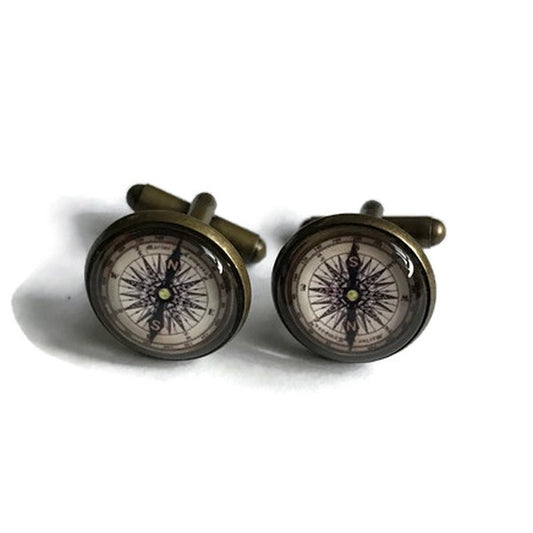 Antique Compass cufflinks