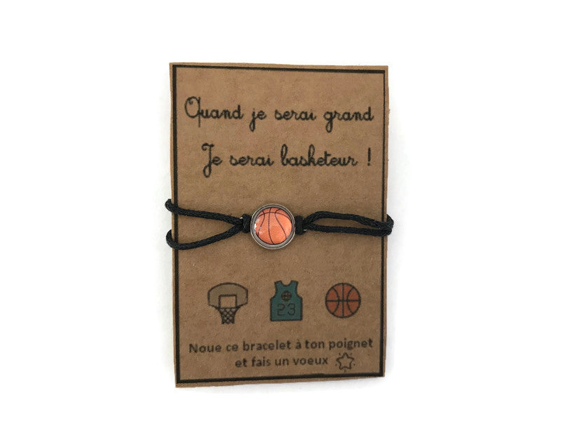 Basketball Wish Bracelet