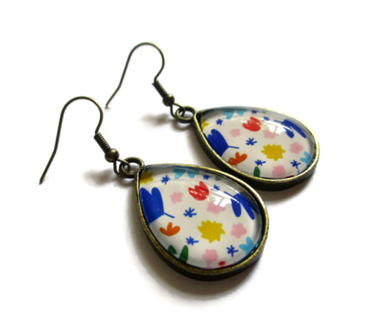 Matisse Style teardrop earrings 