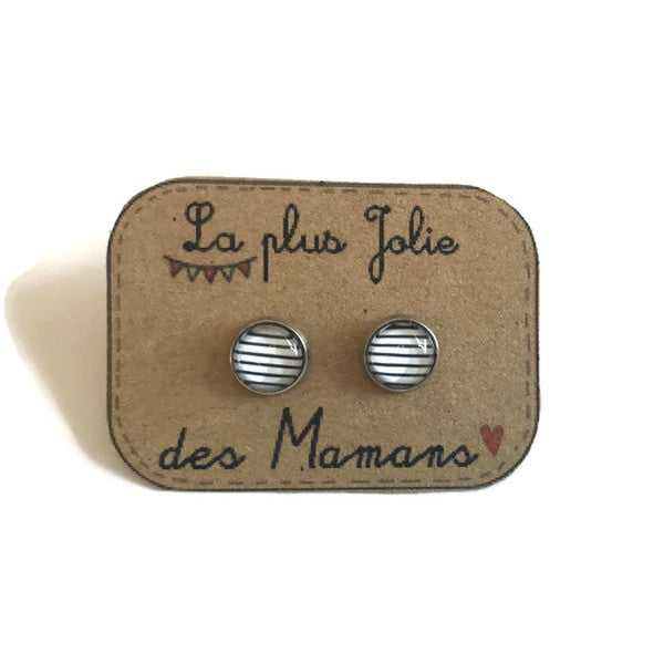 La plus Jolie des mamans stud earrings