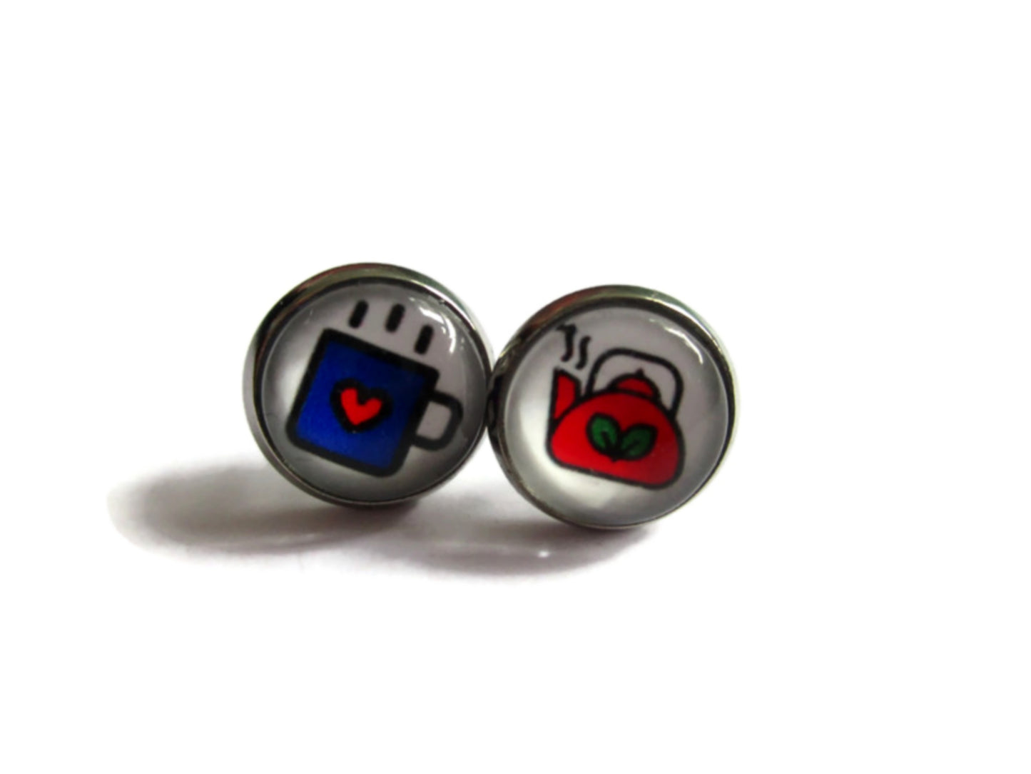 Tea Party Stud Earrings