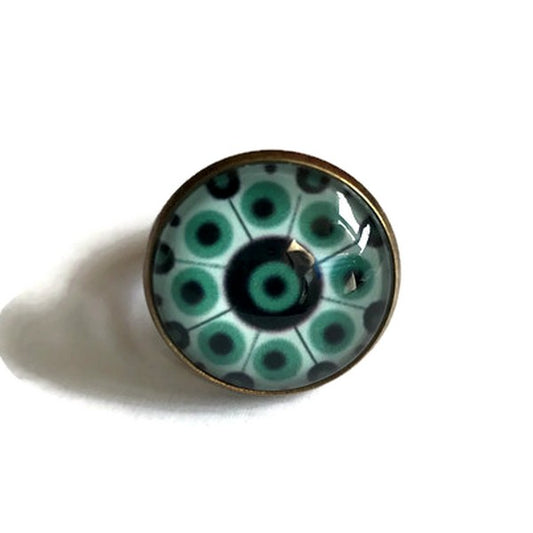 Turquoise Mandala Ring ♥