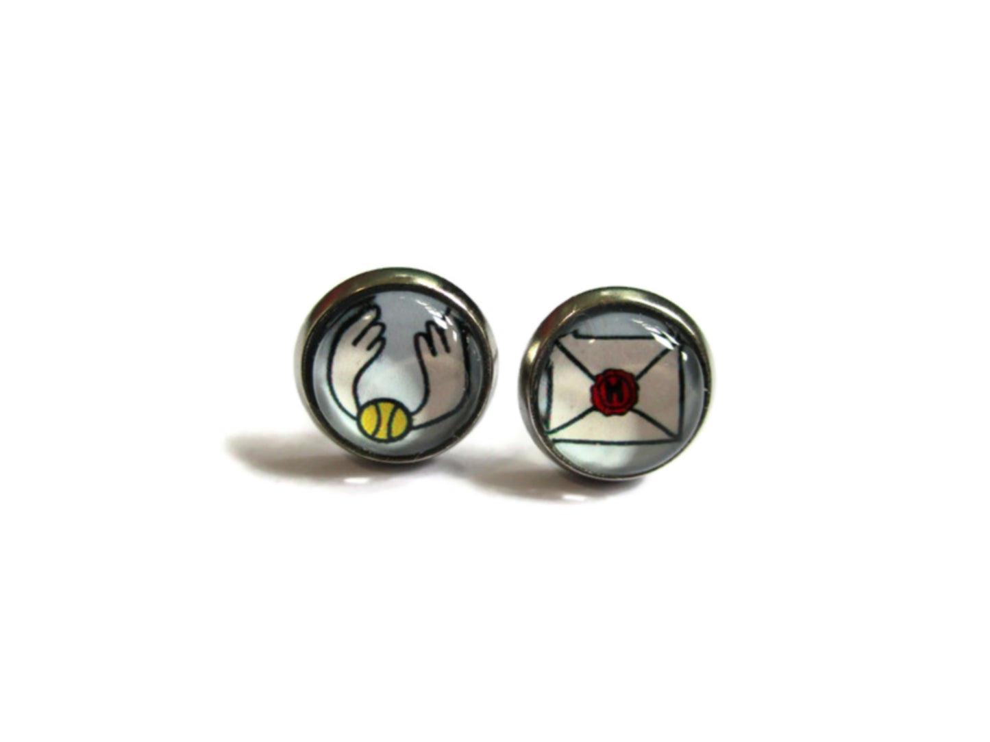 Puces d'Oreilles Enfant Harry Potter Vif d'or et Lettre