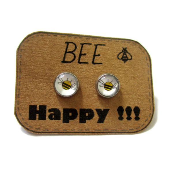 Bee Kids Stud Earrings /  Bee Happy!!!