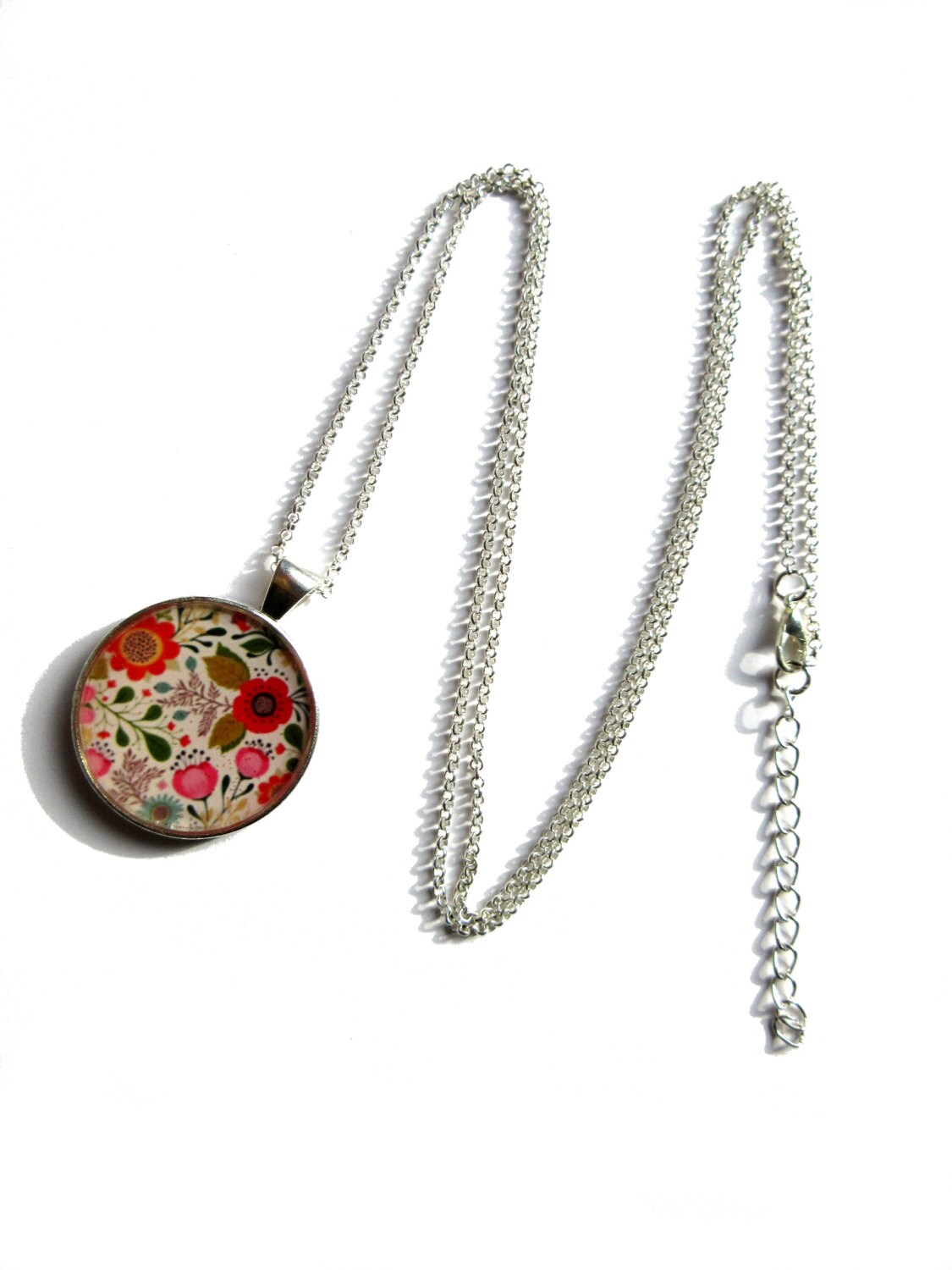 Collier Fleurs Multicolores