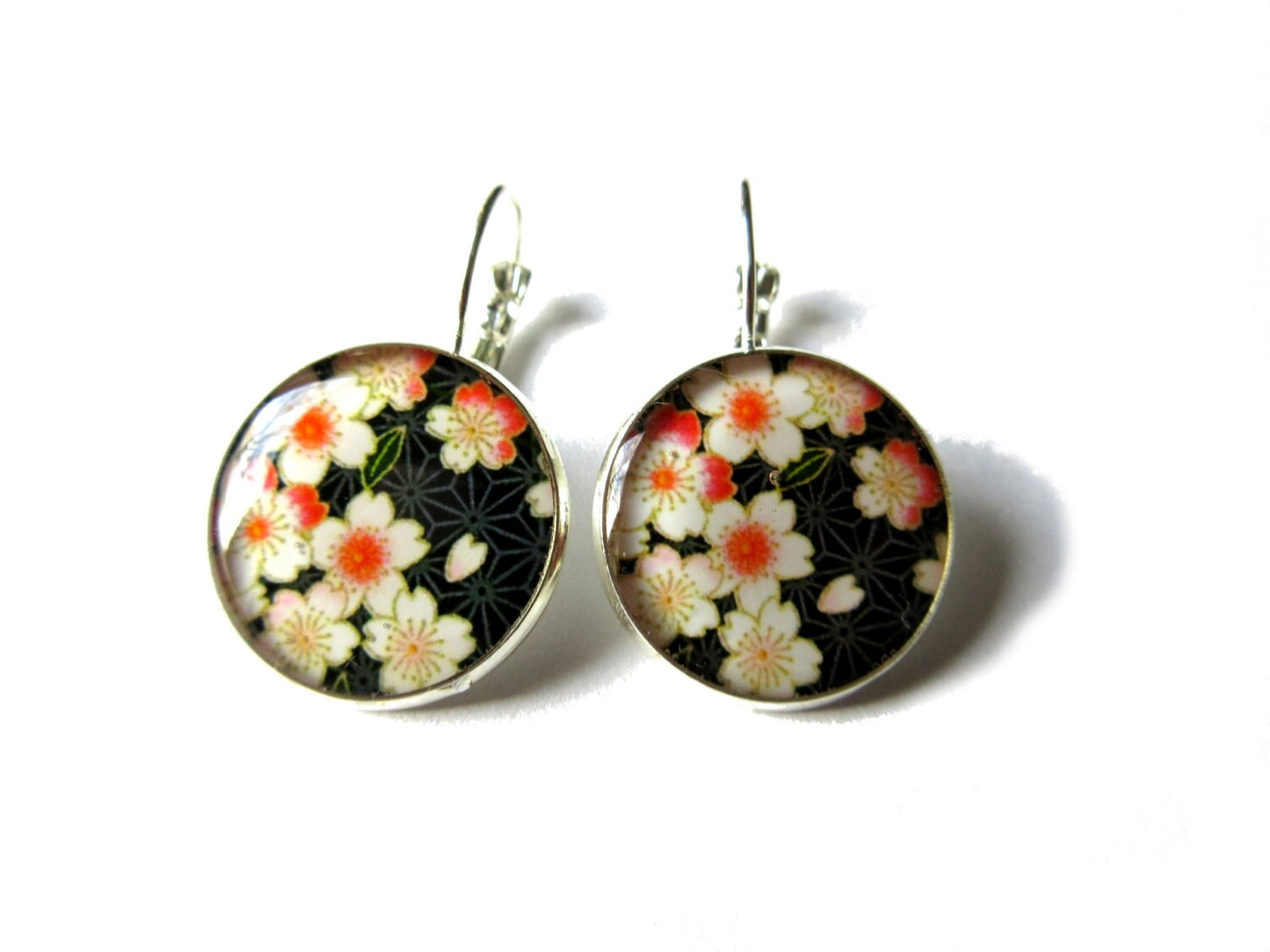 Pink Cherry Blossom earrings