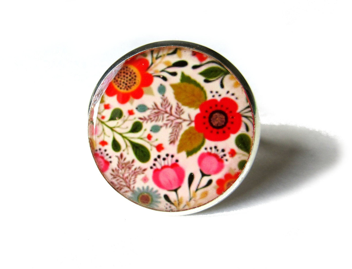 Colorful Floral Ring