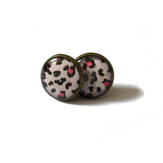 Leopard Stud Earrings