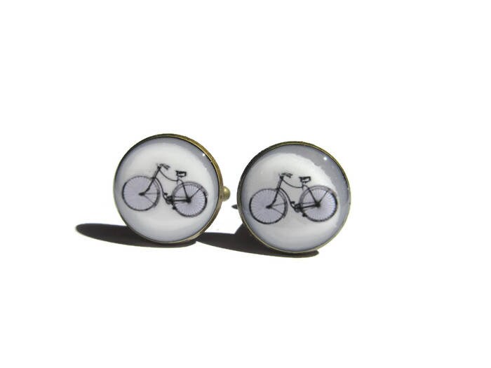 Bicycle cufflinks