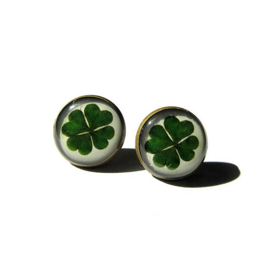 Shamrock Stud Earrings