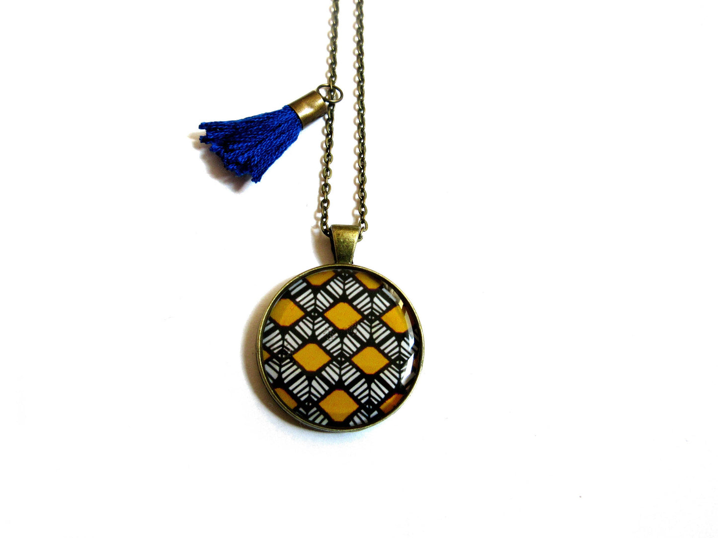 Mustard Ethnic Necklace