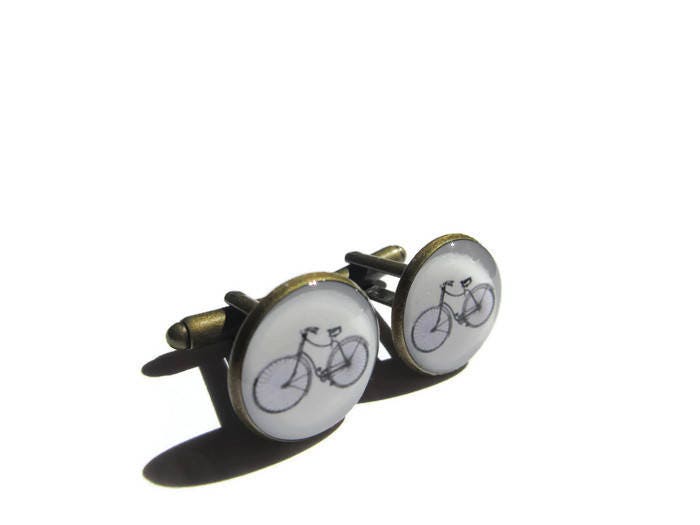 Bicycle cufflinks