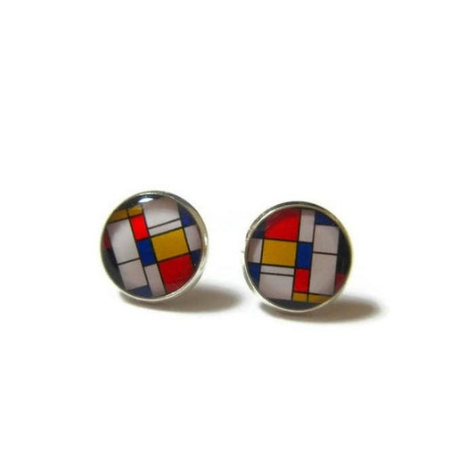 Mondrian Stud Earrings