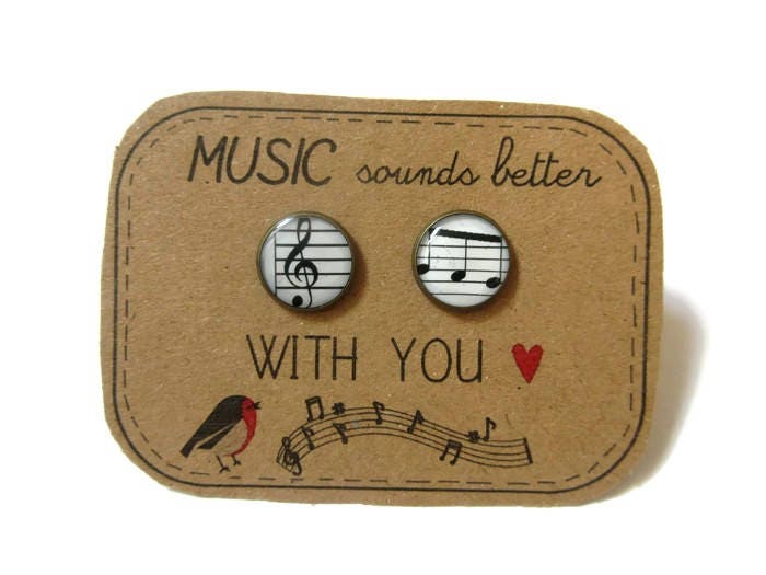 Puces d'Oreilles Clé de Sol, "Music sounds Better with You"