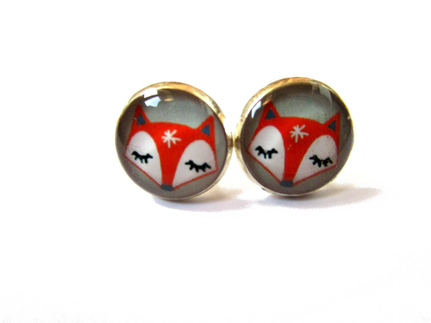 Fox Stud Earrings/ Tu Es Une Copine Trop Géniale