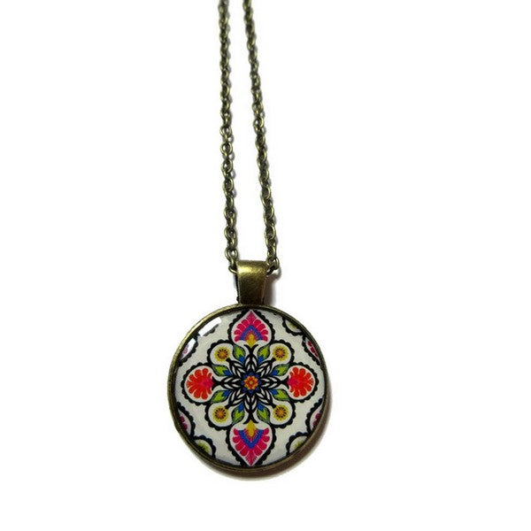 Colorful Mandala Necklace