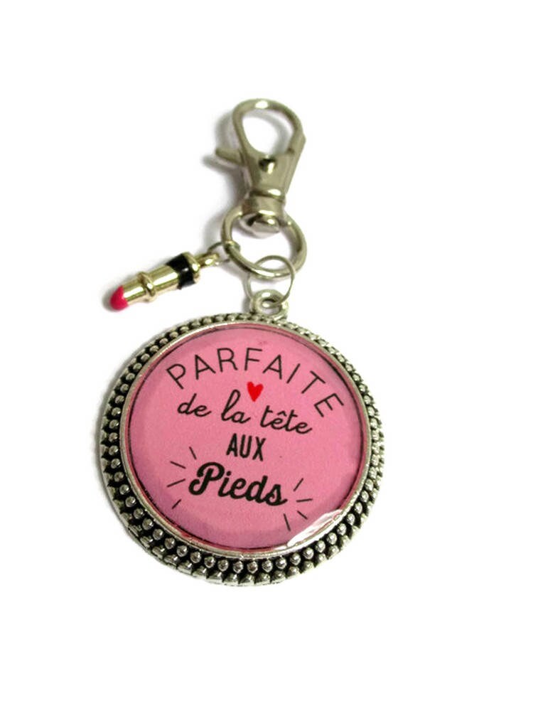 Parfaite de la tête aux pieds Keychain 