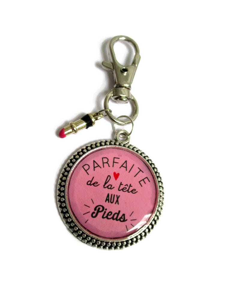 Parfaite de la tête aux pieds Keychain 