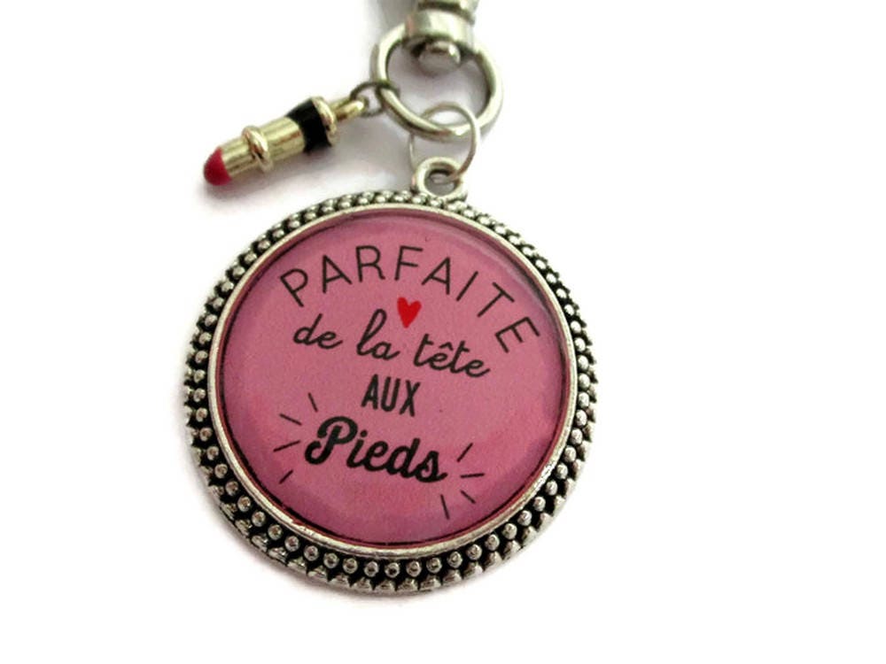 Parfaite de la tête aux pieds Keychain 