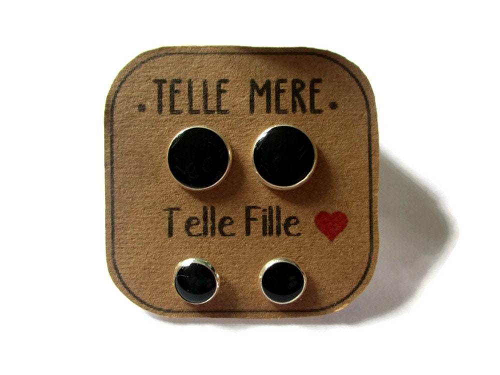 "Telle mère, Telle Fille!" Stud Earrings