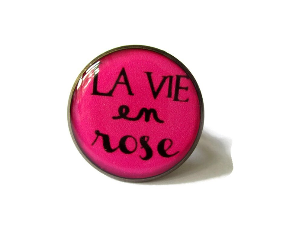 " La Vie En Rose" Pink Ring