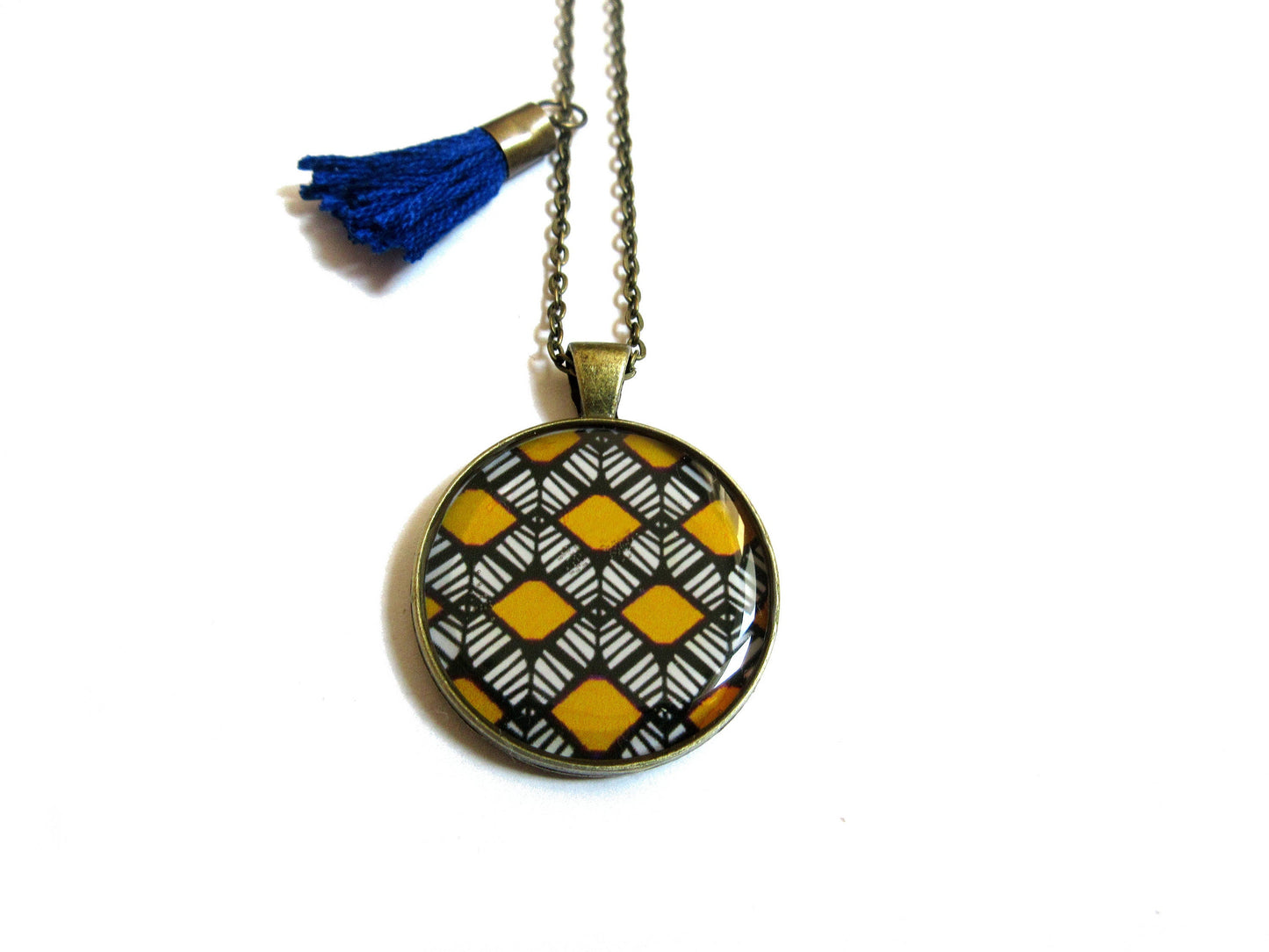 Mustard Ethnic Necklace