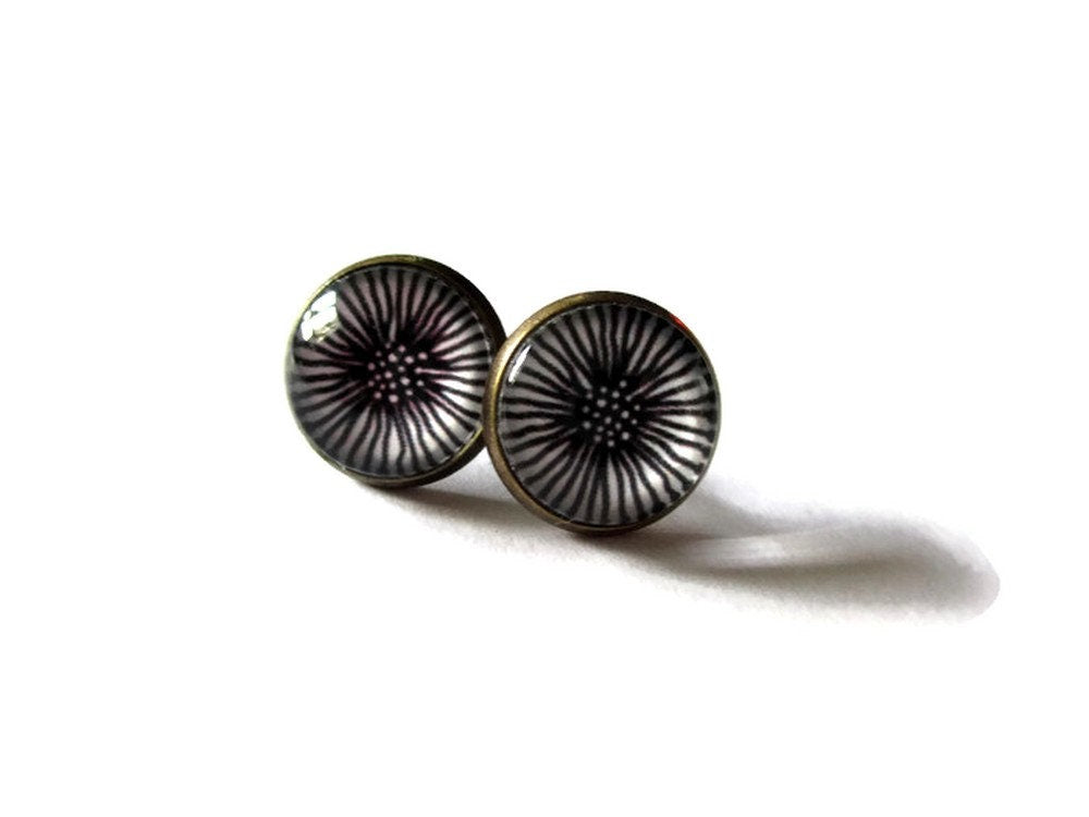 Dandelion Stud Earrings / "Make a Wish!" 