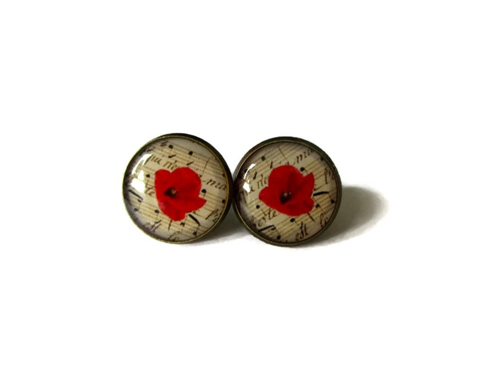 Puces d'Oreilles Coquelicots