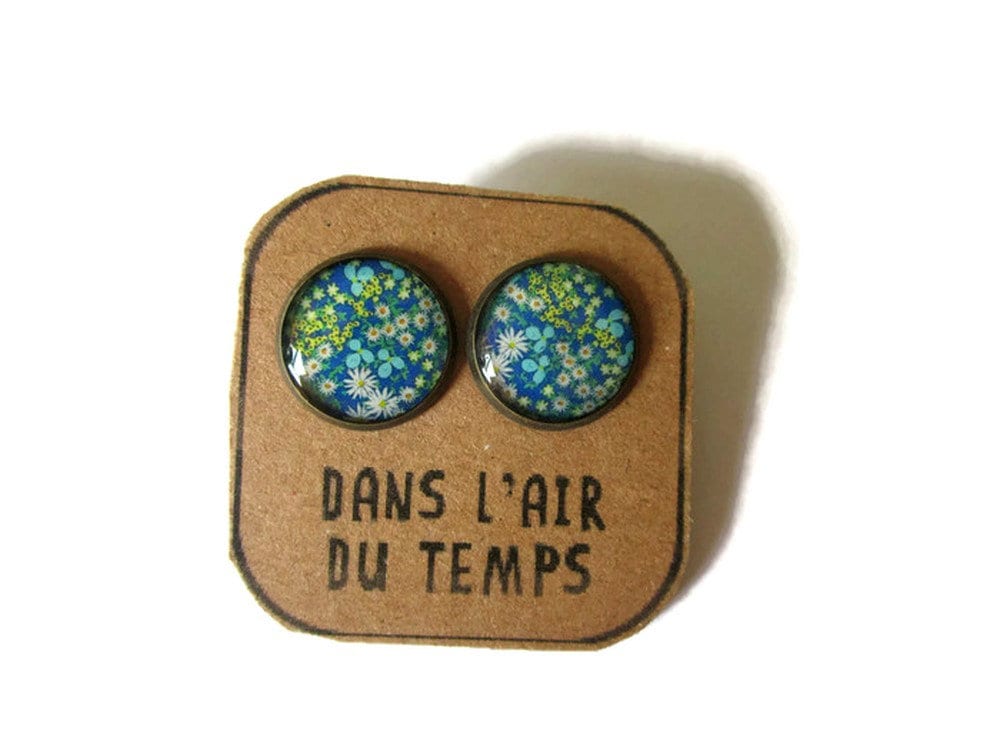 Puces d'Oreilles Liberty Bleu